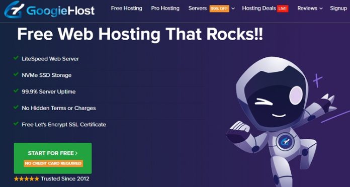 googiehost free hosting