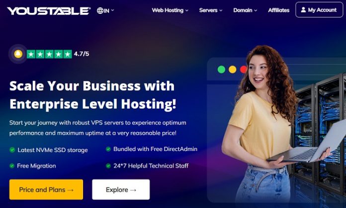 youstable web hosting