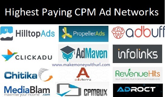 20 Best Cpm Ad Networks 2019 Highest Paying Cpm Ad Networks Make - 